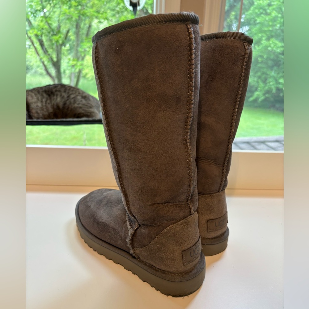 UGG Chocolate Suede Boots